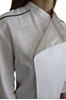 Ρουχα Εργασιας, φορμες εργασιας, στολες  της Unisex σακάκι chef slim fit με σκρατς και ελαστικό αναπνέον ύφασμα (ΚΩΔ: 1SMG001)