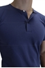 Ρουχα Εργασιας, φορμες εργασιας, στολες  της Ανδρικό t-shirt με διπλό κουμπί στη λαιμόκοψη (ΚΩΔ: NEW008)