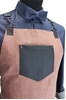 Ρουχα Εργασιας, φορμες εργασιας, στολες  της Ποδιά στήθους custom made χιαστή με κρίκο (ΚΩΔ: 1PSA082)
