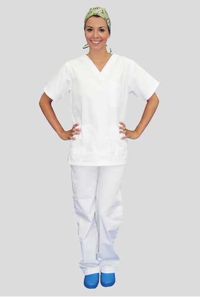 Ρουχα Εργασιας, φορμες εργασιας, στολες  της Κουστούμι νοσηλευτικό σε χρώμα λευκό (ΚΩΔ: 3Z101)