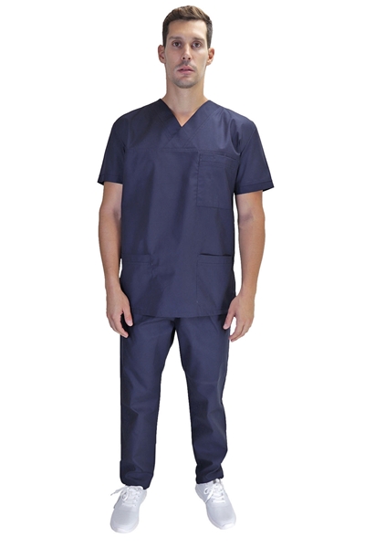 Ρουχα Εργασιας, φορμες εργασιας, στολες  της Κουστούμι νοσηλευτικό σε χρώμα μπλε σκούρο (ΚΩΔ: MEX029)