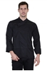 Ρουχα Εργασιας, φορμες εργασιας, στολες  της Μαύρο σακάκι με ελαστική αεριζόμενη πλάτη slim fit (ΚΩΔ: MEX032BL)