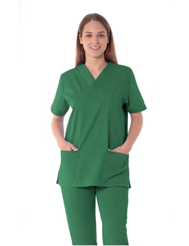 Ρουχα Εργασιας, φορμες εργασιας, στολες  της Unisex κουστούμι νοσηλευτικό σε χρώμα πράσινο (ΚΩΔ: 2Z103)