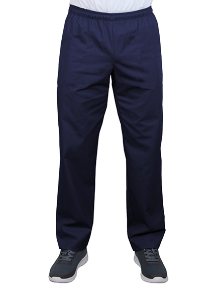 Ρουχα Εργασιας, φορμες εργασιας, στολες  της Παντελόνι με λάστιχο σε χρώμα μπλε σκούρο (ΚΩΔ: 2T102)