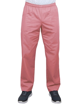 Ρουχα Εργασιας, φορμες εργασιας, στολες  της Παντελόνι με λάστιχο σε χρώμα ροζ (ΚΩΔ: 2T111)