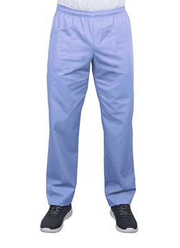 Ρουχα Εργασιας, φορμες εργασιας, στολες  της Παντελόνι με λάστιχο σε χρώμα σιέλ (ΚΩΔ: 2T112)