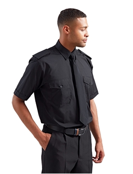 Ρουχα Εργασιας, φορμες εργασιας, στολες  της Ανδρικό πουκάμισο με επωμίδες κοντομάνικο (ΚΩΔ: PR212 COLORS)