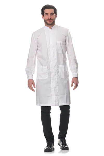 Ρουχα Εργασιας, φορμες εργασιας, στολες  της Μπλούζα με όρθιο γιακά και κουμπιά τρουκ (ΚΩΔ: 1B102K)