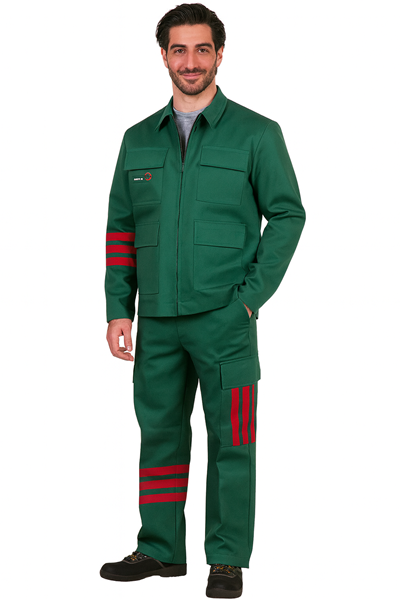 Ρουχα Εργασιας, φορμες εργασιας, στολες  της Κουστούμι εργασίας άκαυστο (ύφασμα proban) (ΚΩΔ: 1Z112)