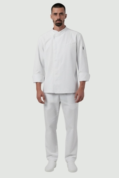 Ρουχα Εργασιας, φορμες εργασιας, στολες  της Σακάκι μάγειρα από ύφασμα microfibre (ΚΩΔ: 50-324-1)