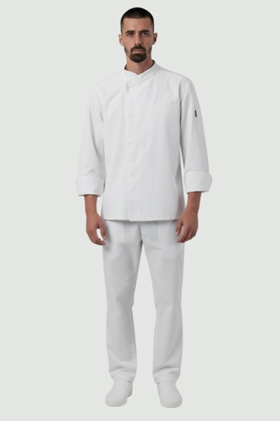 Ρουχα Εργασιας, φορμες εργασιας, στολες  της Σακάκι μάγειρα από ύφασμα microfibre (ΚΩΔ: 50-324-1)