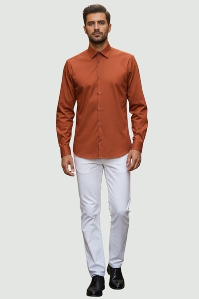 Ρουχα Εργασιας, φορμες εργασιας, στολες  της Πουκάμισο ελαστικό ανδρικό (ΚΩΔ:PRS-001)