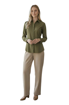 Ρουχα Εργασιας, φορμες εργασιας, στολες  της Πουκάμισο ελαστικό Γυναικείο (ΚΩΔ:PRS-004)