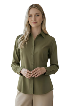 Ρουχα Εργασιας, φορμες εργασιας, στολες  της Πουκάμισο ελαστικό Γυναικείο (ΚΩΔ:PRS-004)