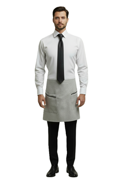 Ρουχα Εργασιας, φορμες εργασιας, στολες  της Ποδιά σέρβις από ύφασμα bora bora , (ΚΩΔ: PRA-04M)