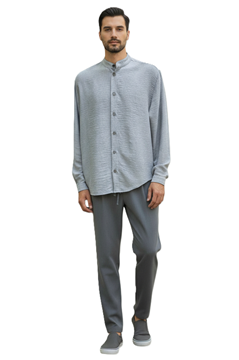 Ρουχα Εργασιας, φορμες εργασιας, στολες  της Πουκαμίσα LINEN look (ΚΩΔ: PRS-003)