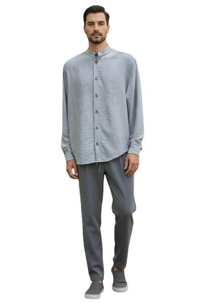 Ρουχα Εργασιας, φορμες εργασιας, στολες  της Πουκαμίσα LINEN look (ΚΩΔ: PRS-003)