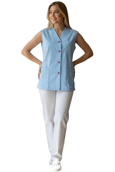 Ρουχα Εργασιας, φορμες εργασιας, στολες  της Σακάκι γυναικείο αμάνικο (ΚΩΔ: 1S145)