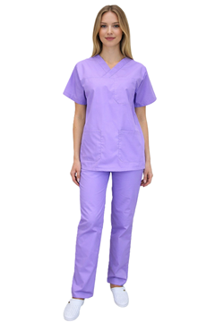 Ρουχα Εργασιας, φορμες εργασιας, στολες  της Κουστούμι νοσηλευτικό σε χρώμα λιλά (ΚΩΔ: 3Z109)