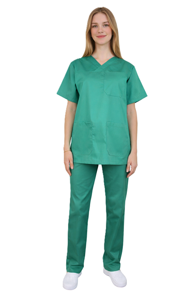 Ρουχα Εργασιας, φορμες εργασιας, στολες  της Κουστούμι νοσηλευτικό σε χρώμα πράσινο (ΚΩΔ: 3Z110)