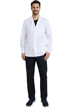 Ρουχα Εργασιας, φορμες εργασιας, στολες  της Σακάκι ανδρικό λευκό με πέτο γιακά μακρύ μανίκι (ΚΩΔ.1S203)