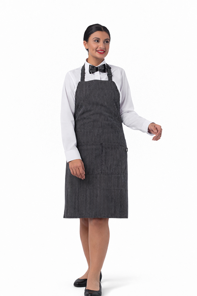 Ρουχα Εργασιας, φορμες εργασιας, στολες  της Ποδιά λαιμού ριγέ με διπλό πλαστικό ρυθμιστή (ΚΩΔ: 50-331-2)