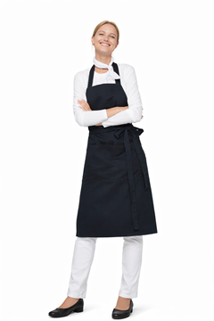 Ρουχα Εργασιας, φορμες εργασιας, στολες  της Μακριά ποδιά με τσέπες από 100% οργανικό βαμβάκι (ΚΩΔ: 03569)