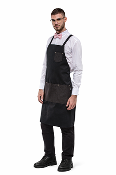 Ρουχα Εργασιας, φορμες εργασιας, στολες  της Ποδιά λαιμού με χιαστί λουριά στο λαιμό LATTE (ΚΩΔ: 50-202-5)