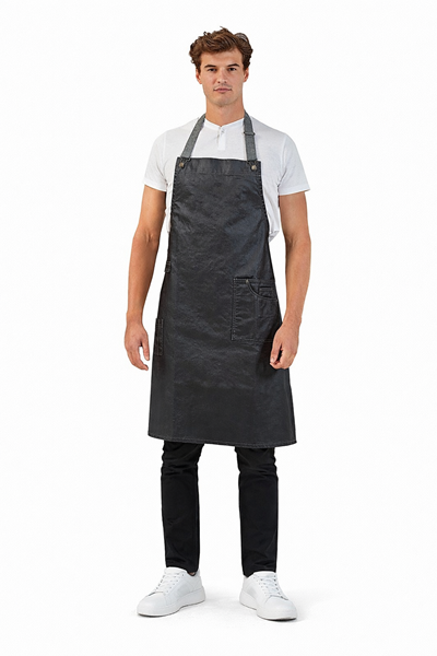 Ρουχα Εργασιας, φορμες εργασιας, στολες  της Κερωμένη ποδιά ολόσωμη τζιν (ΚΩΔ: PR134) 