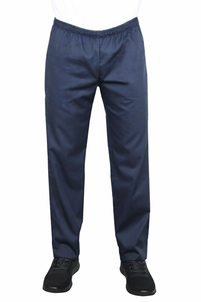 Ρουχα Εργασιας, φορμες εργασιας, στολες  της Παντελόνι  με λάστιχο μπλε navy (ΚΩΔ: 1T109NAVY)