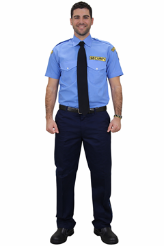 Ρουχα Εργασιας, φορμες εργασιας, στολες  της Πουκάμισο security κοντό μανίκι (ΚΩΔ: 1P1015)