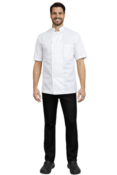 Ρουχα Εργασιας, φορμες εργασιας, στολες  της Σακάκι με κοντό μανίκι και κόπιτσες (ΚΩΔ: 1S1137W)