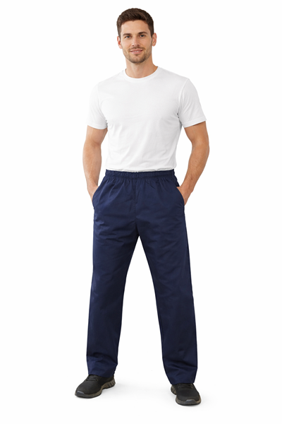 Ρουχα Εργασιας, φορμες εργασιας, στολες  της Παντελόνι με λάστιχο και τρείς τσέπες (ΚΩΔ: MEX019B)