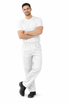 Ρουχα Εργασιας, φορμες εργασιας, στολες  της Παντελόνι με λάστιχο και τρείς τσέπες (ΚΩΔ: MEX019W)