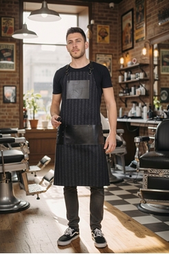 Ρουχα Εργασιας, φορμες εργασιας, στολες  της Χειροποίητες Ποδιές Barbershop