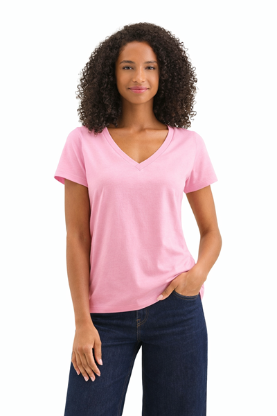 Ρουχα Εργασιας, φορμες εργασιας, στολες  της Γυναικείο T-shirt με λαιμόκοψη "V" 150 γρ REGENT (ΚΩΔ: 04766)