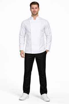 Ρουχα Εργασιας, φορμες εργασιας, στολες  της Σακάκι Chef μακρυμάνικο (ΚΩΔ: F00097)