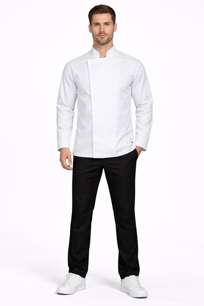 Ρουχα Εργασιας, φορμες εργασιας, στολες  της Σακάκι Chef μακρυμάνικο (ΚΩΔ: F00097)