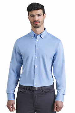 Ρουχα Εργασιας, φορμες εργασιας, στολες  της Ανδρικό μακρυμάνικο πουκάμισο oxford (ΚΩΔ: PR284)