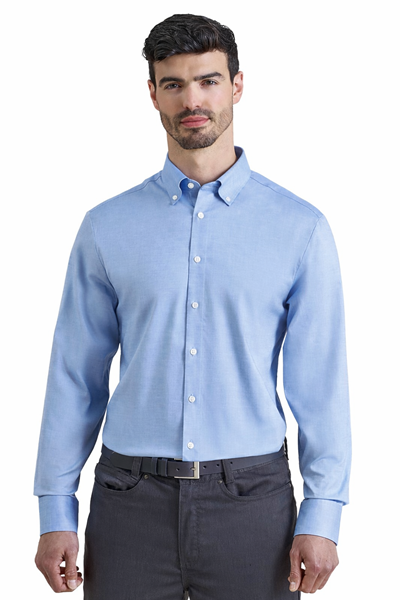 Ρουχα Εργασιας, φορμες εργασιας, στολες  της Ανδρικό μακρυμάνικο πουκάμισο oxford (ΚΩΔ: PR284)