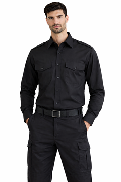 Ρουχα Εργασιας, φορμες εργασιας, στολες  της Ανδρικό πουκάμισο με επωμίδες μακρυμάνικο (ΚΩΔ: PR210 COLORS)