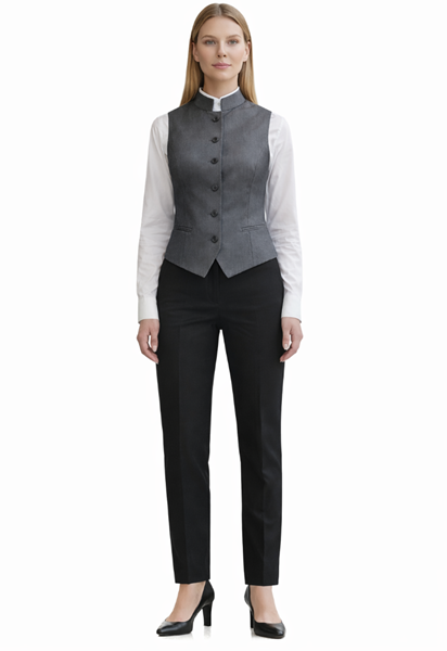 Ρουχα Εργασιας, φορμες εργασιας, στολες  της Γιλέκο Γυν. με όρθιο γιακά , (ΚΩΔ:PRG-01)